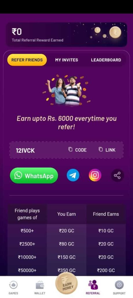 Rummy Time Refer&earn