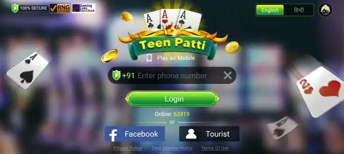 Create an Account in the Teen Patti Epic App