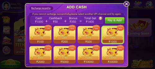 How to Add Money to the Teen Patti Go App